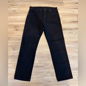 36x34 Wrangler Black Denim Jeans